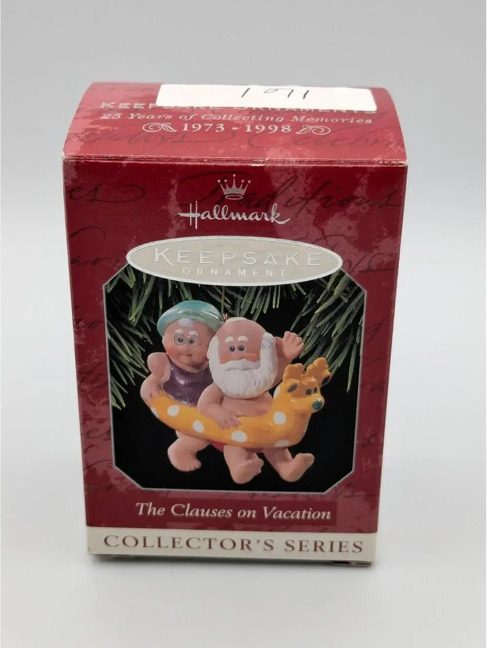 Hallmark Keepsake The Clauses on Vacation 1998 Ornament, 2nd in the Series